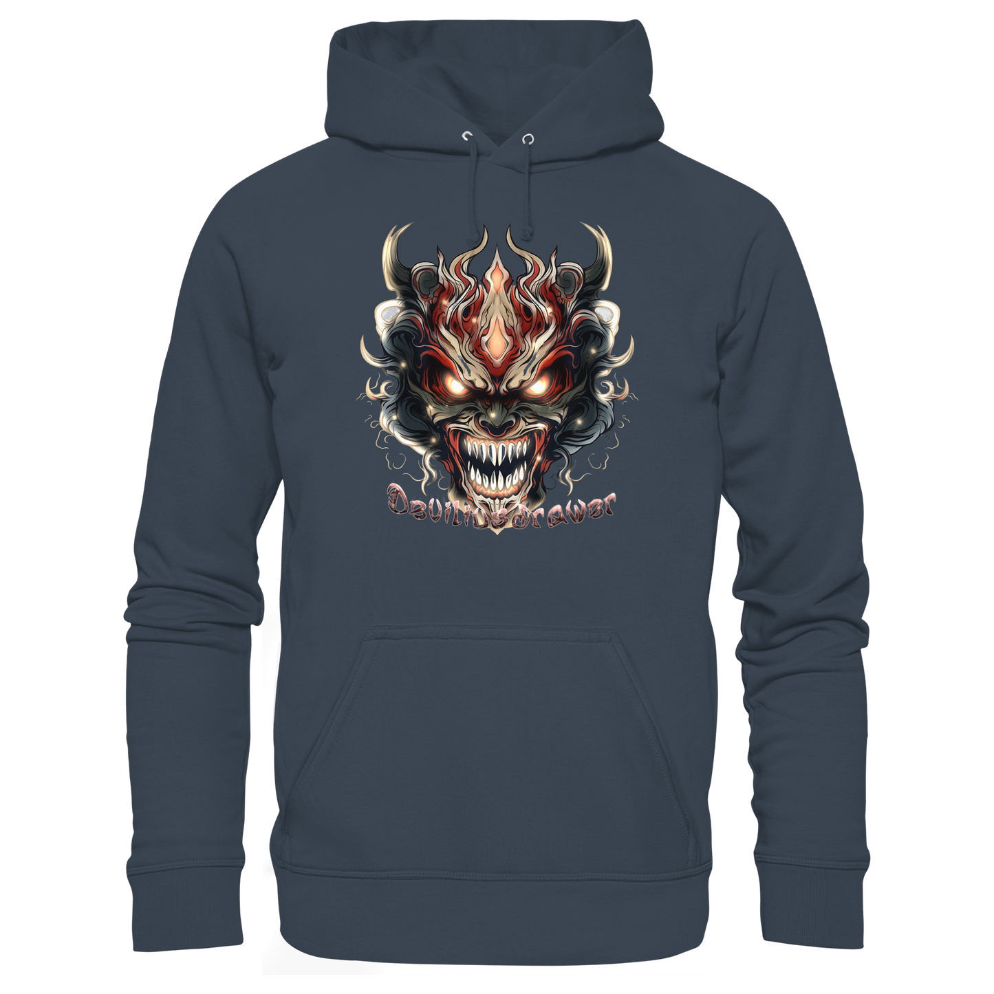Deviliusdrawer Evil Vamp Mask - Organic Basic Hoodie