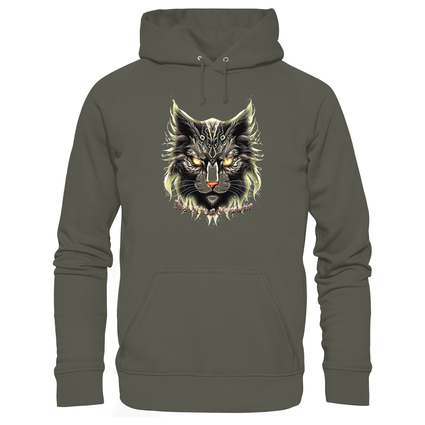 Deviliusdrawer Golden Cat - Organic Basic Hoodie