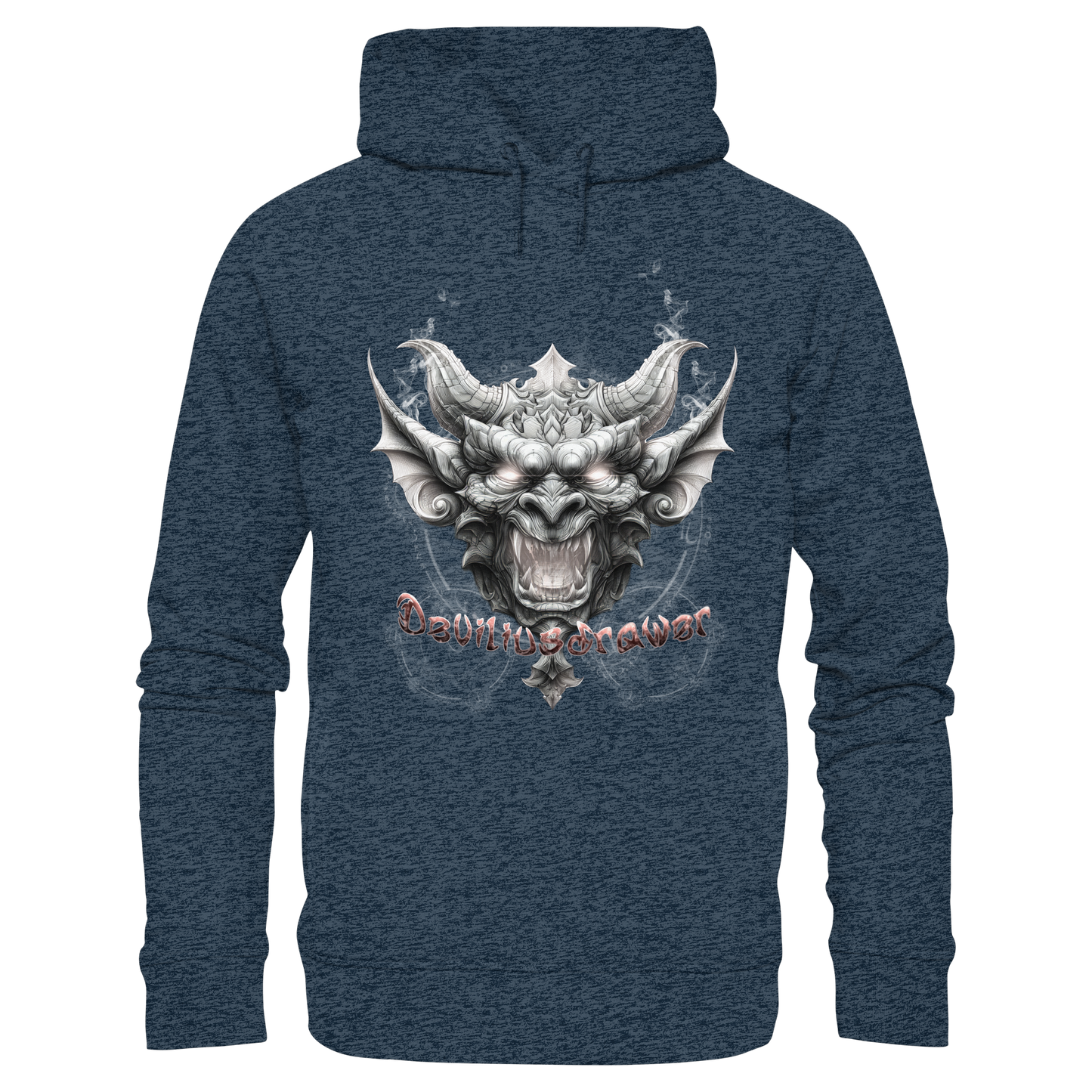 Deviliusdrawer Dark Gargoyl - Organic Fashion Hoodie