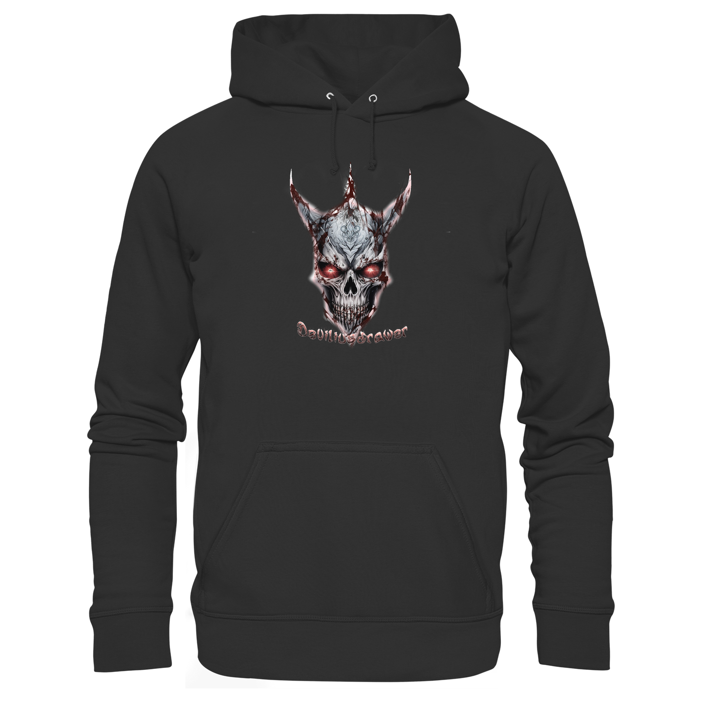 Deviliusdrawer Bloody Skeleton - Organic Hoodie