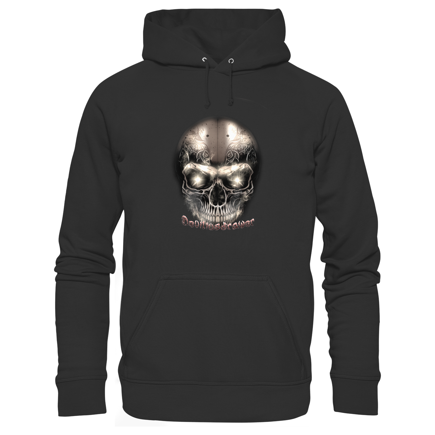 Deviliusdrawer Fire Skeleton Iron - Organic Hoodie