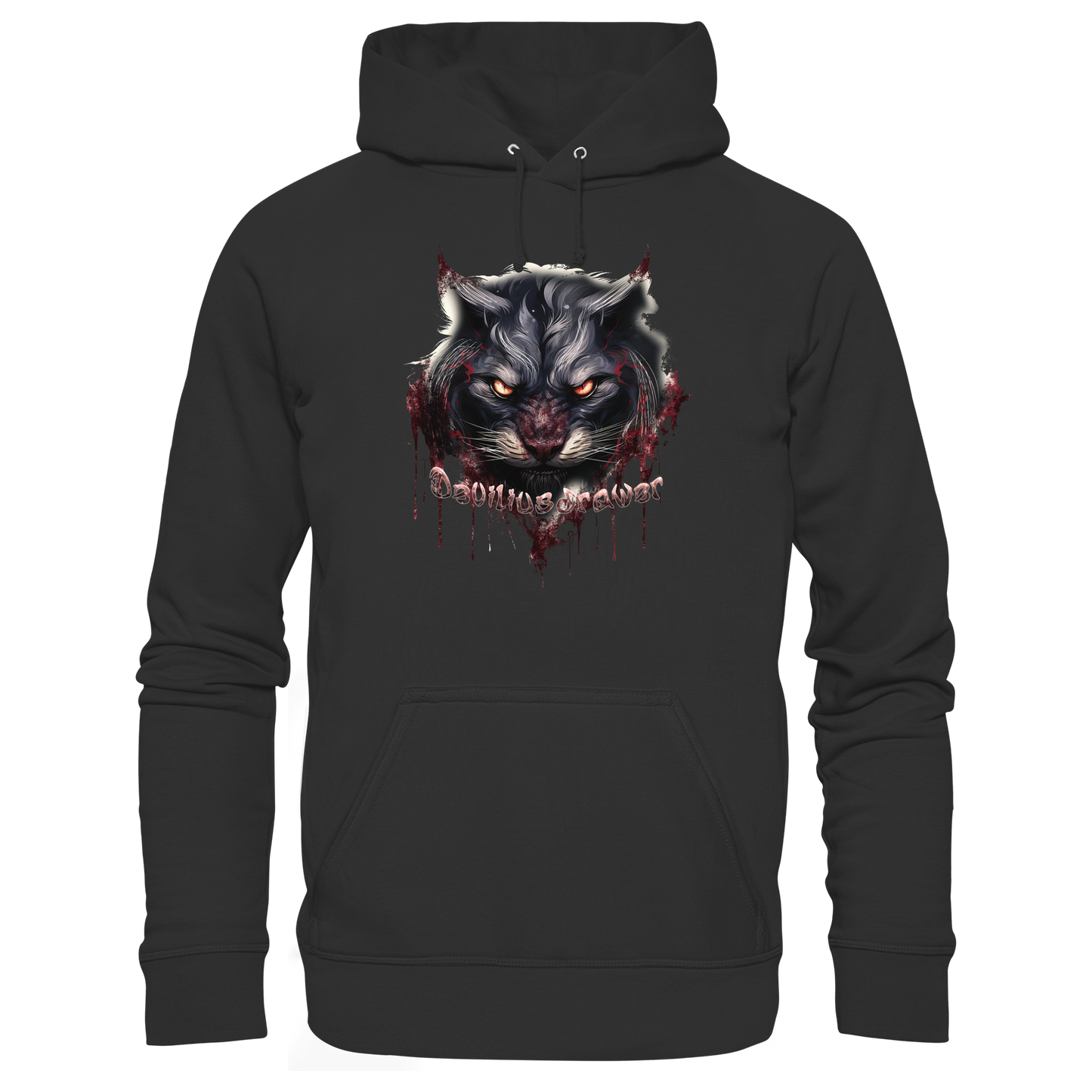 Deviliusdrawer Badass Cat - Organic Hoodie