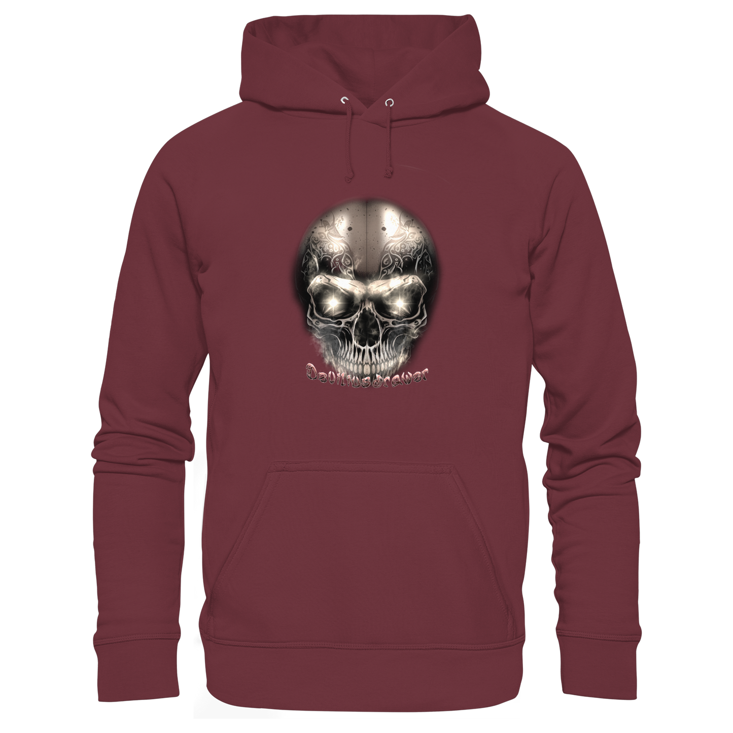 Deviliusdrawer Fire Skeleton Iron - Organic Hoodie
