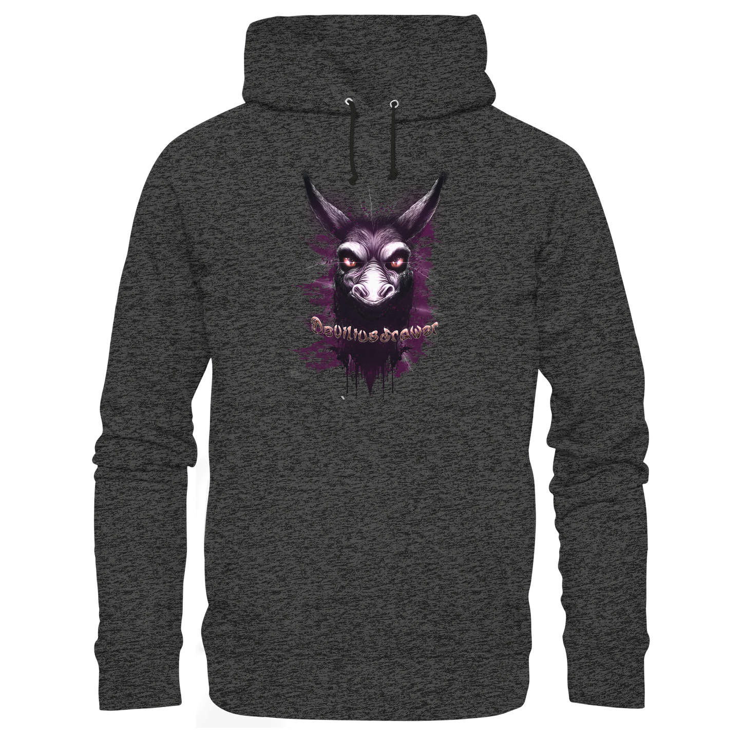 Deviliusdrawer Purple Donkey - Organic Hoodie
