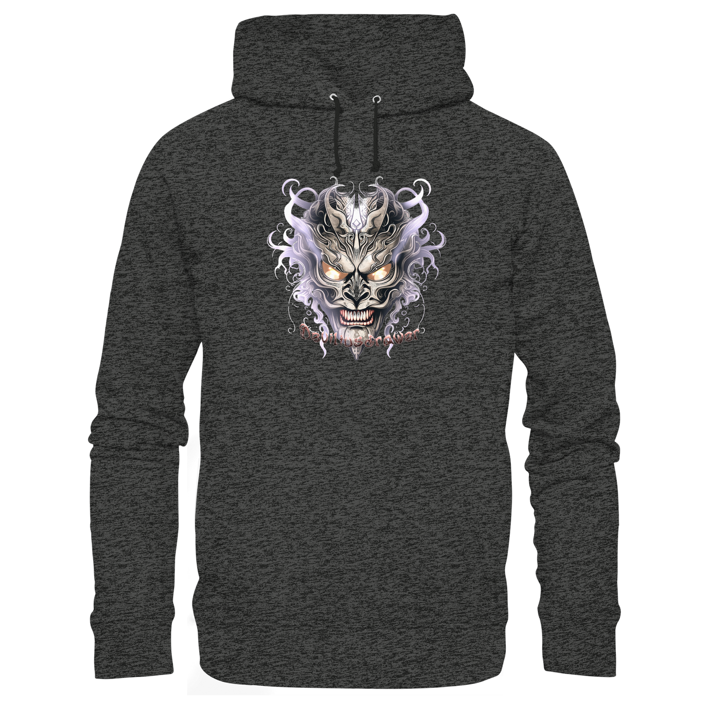 Deviliusdrawer Demon Mask Violet - Organic Hoodie