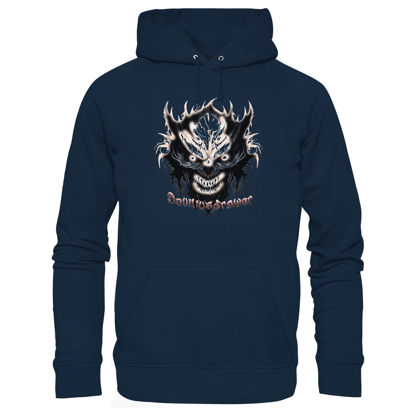 Deviliusdrawer Crazy Glow Devil - Organic Hoodie