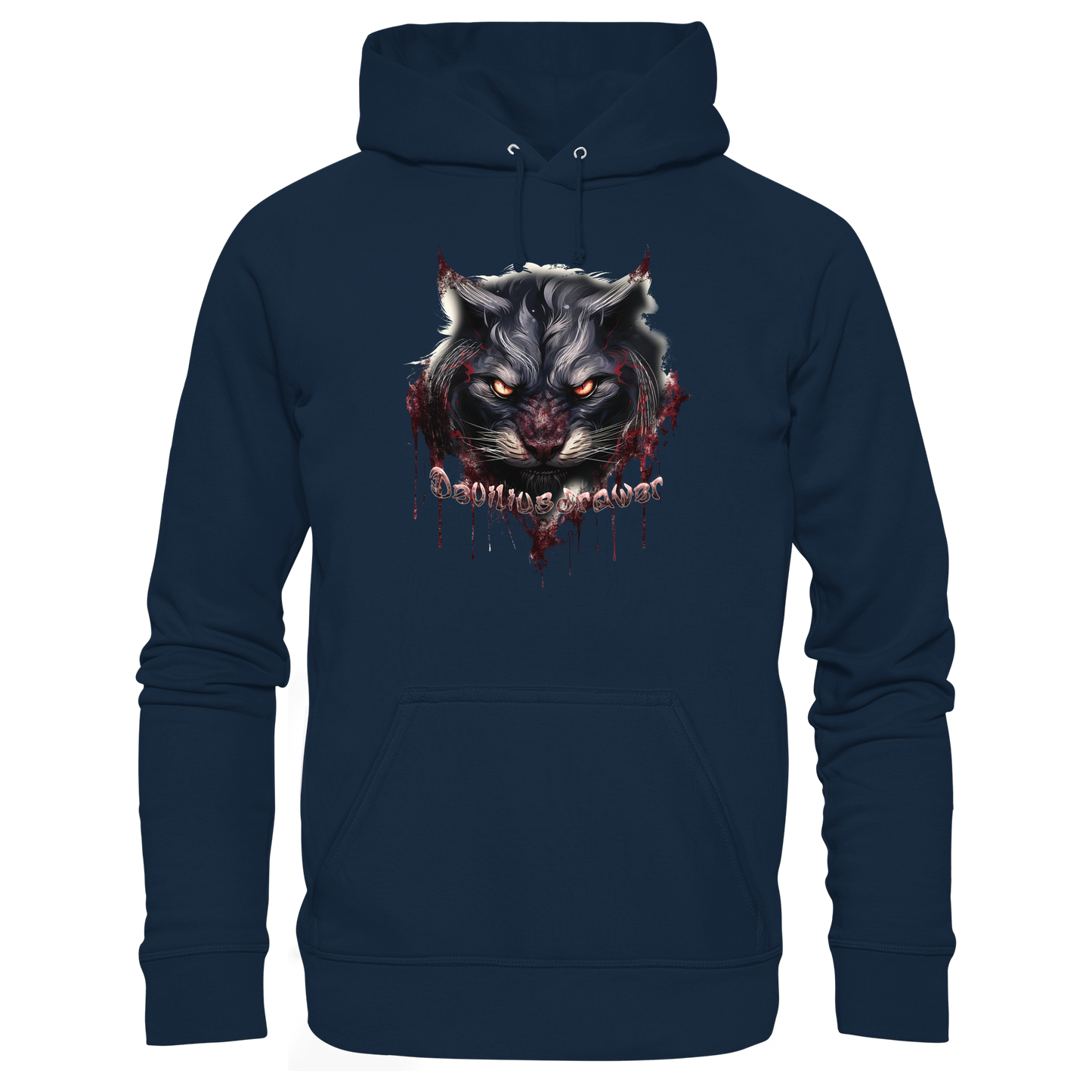 Deviliusdrawer Badass Cat - Organic Hoodie