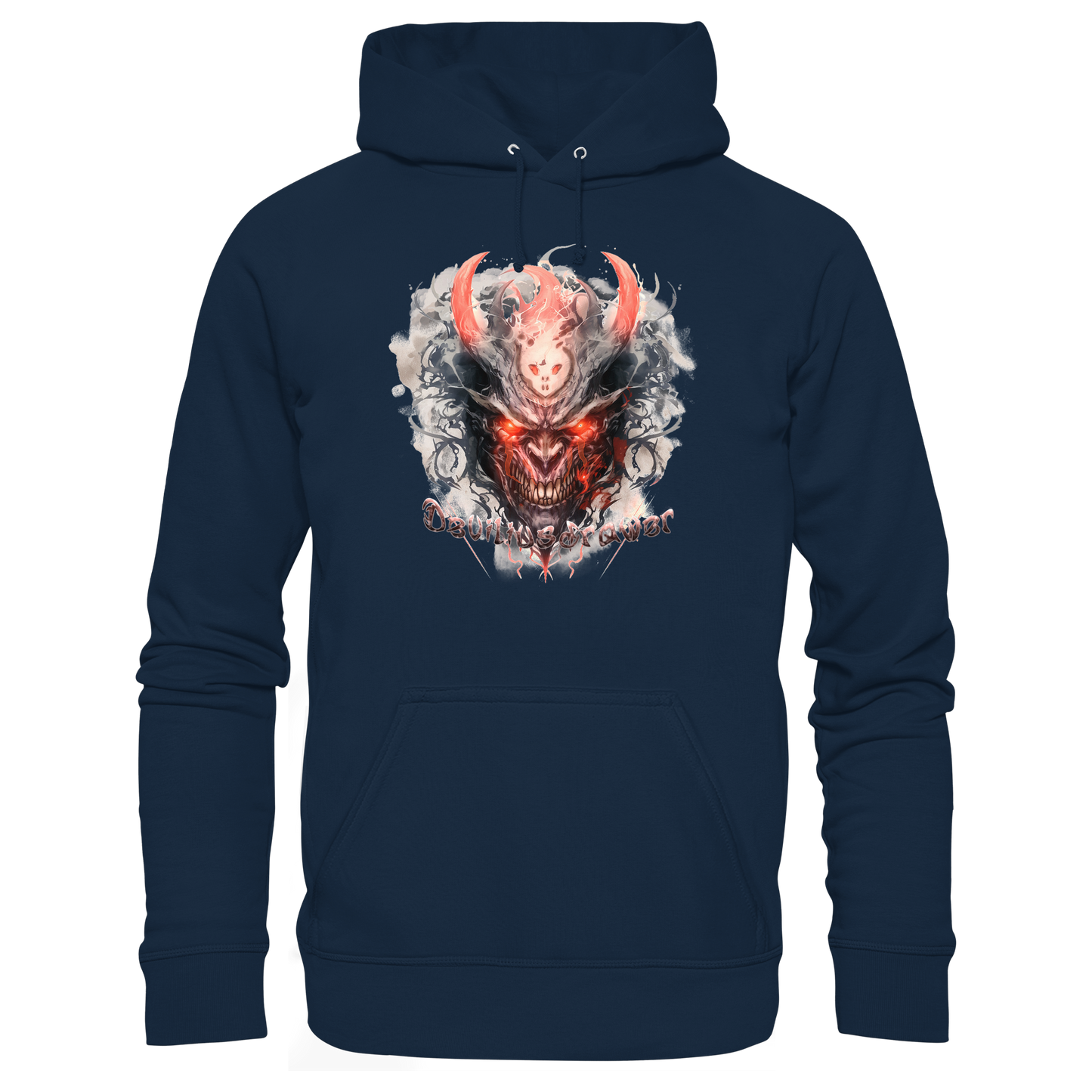 Deviliusdrawer Red Horn Devil - Organic Hoodie