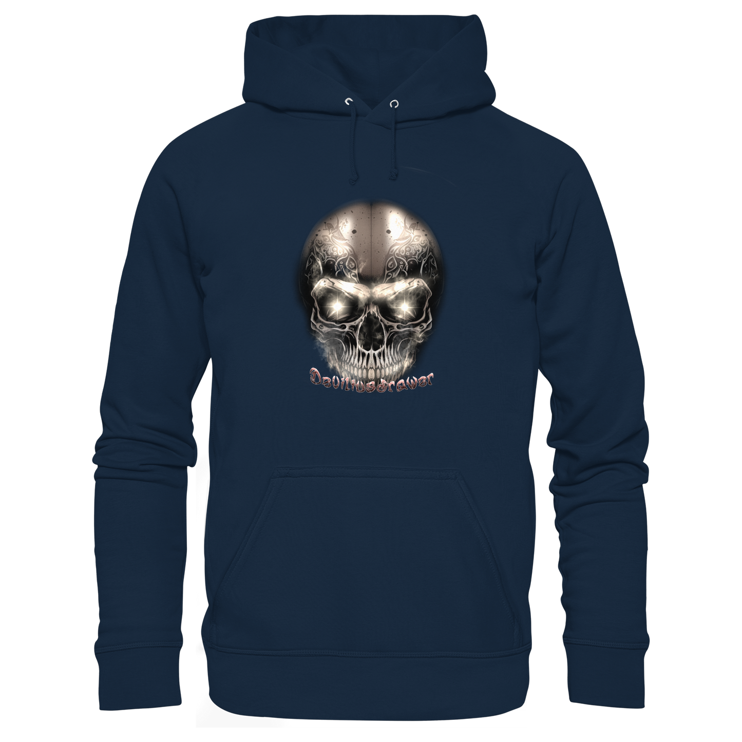Deviliusdrawer Fire Skeleton Iron - Organic Hoodie