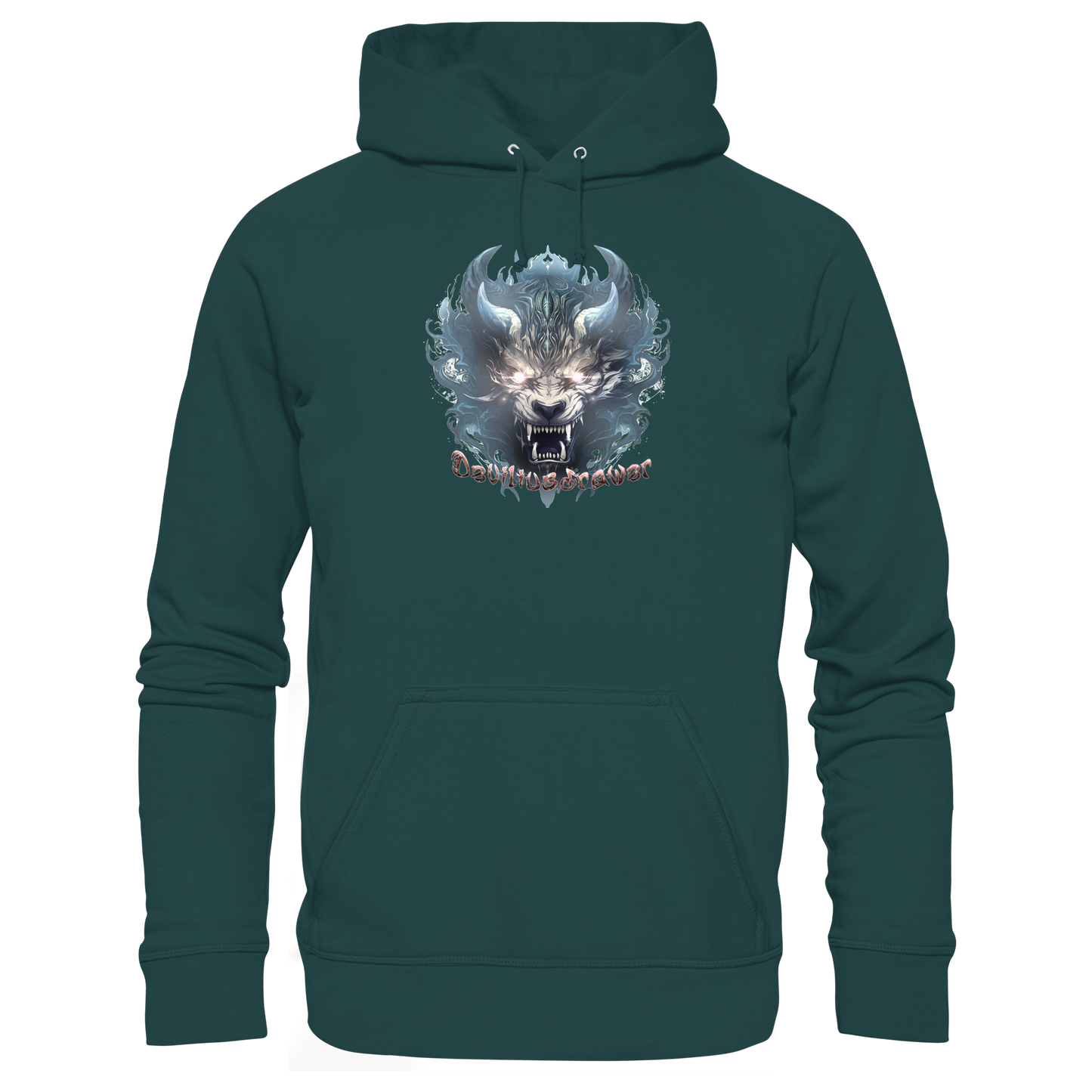 Deviliusdrawer Water Horn Tiger - Organic Hoodie