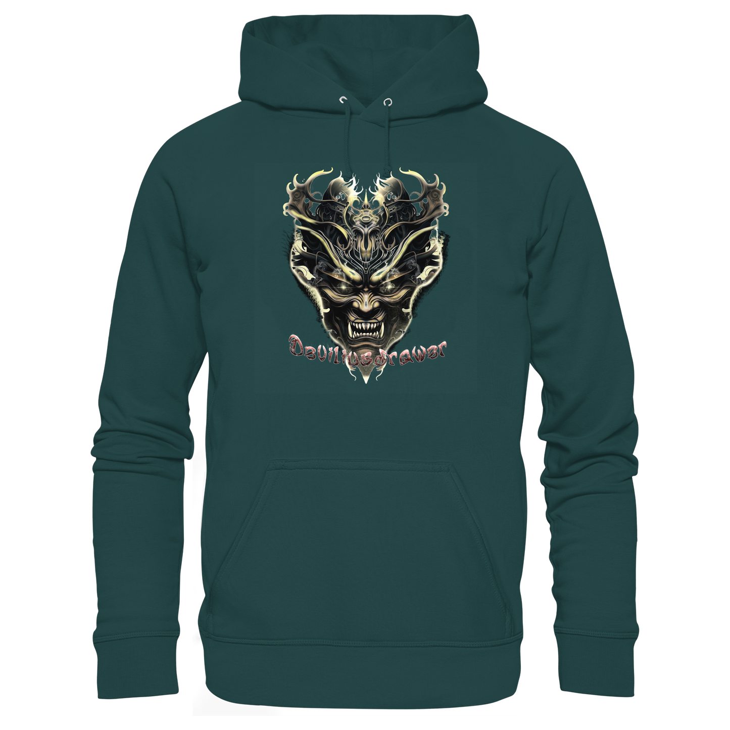 Deviliusdrawer Golden Demon Vampire - Organic Hoodie