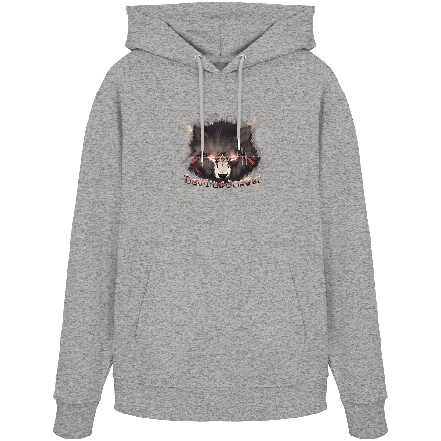 Deviliusdrawer Sparking Wolf - Organic Hoodie