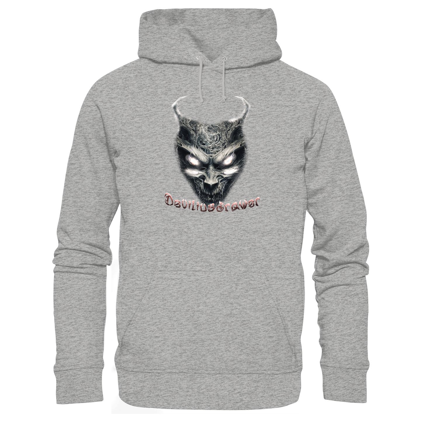 Deviliusdrawer Demonic Evil Zombie - Organic Hoodie