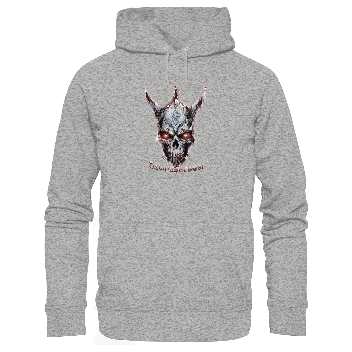 Deviliusdrawer Bloody Skeleton - Organic Hoodie