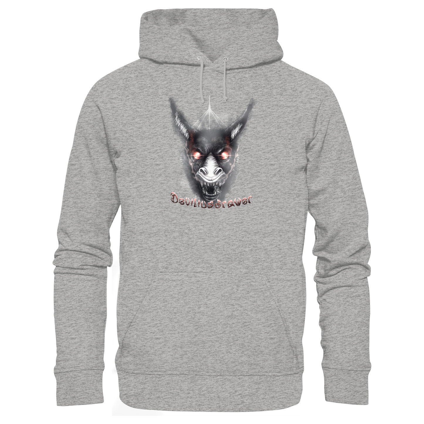 Deviliusdrawer Evil Donkey - Organic Hoodie