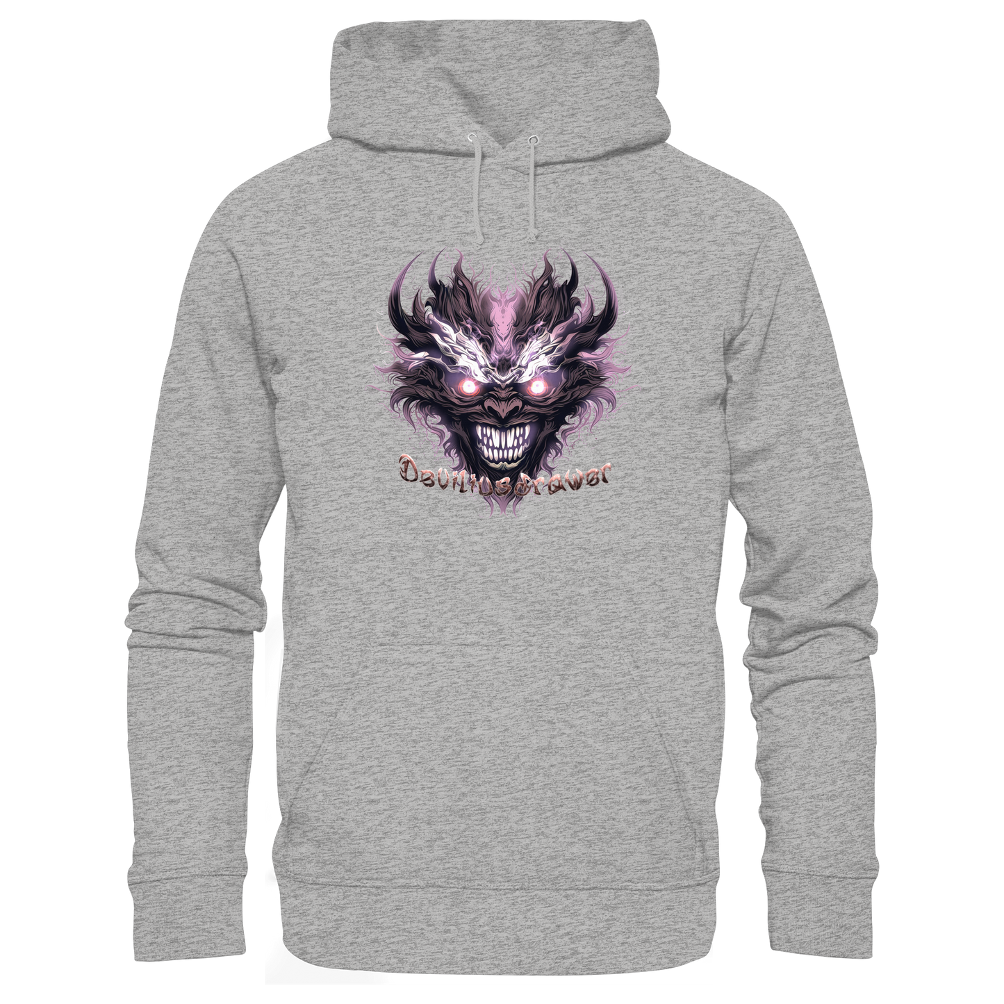 Deviliusdrawer Crazy Mask - Organic Hoodie