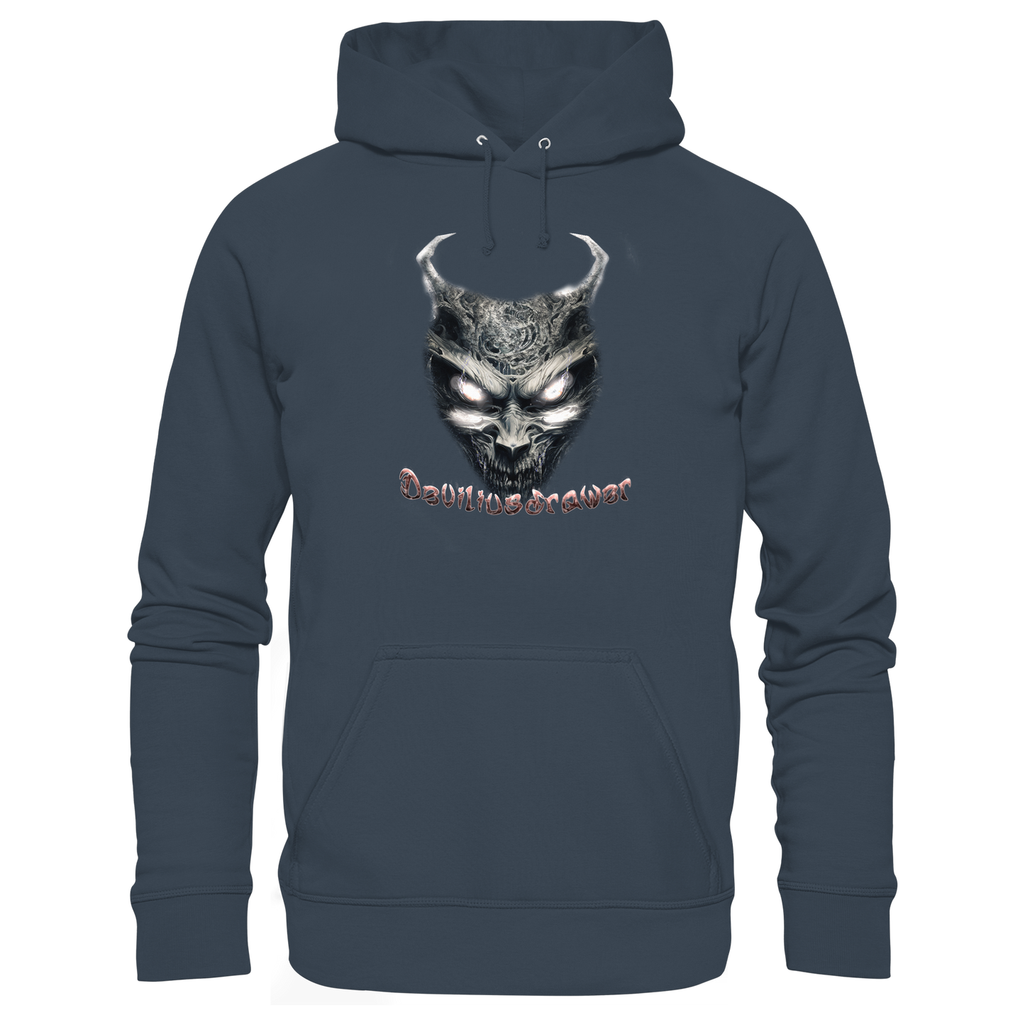 Deviliusdrawer Demonic Evil Zombie - Organic Hoodie