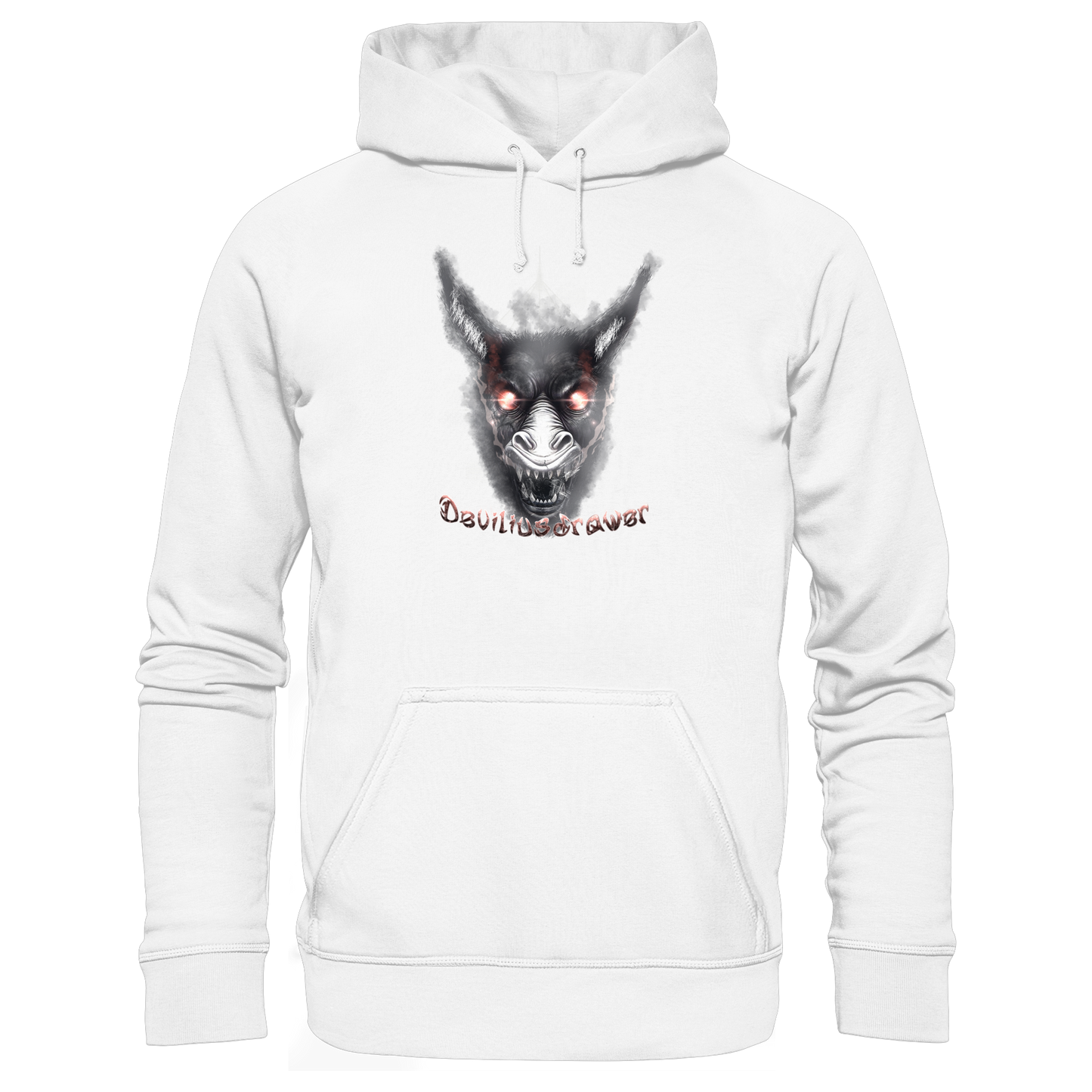 Deviliusdrawer Evil Donkey - Organic Hoodie