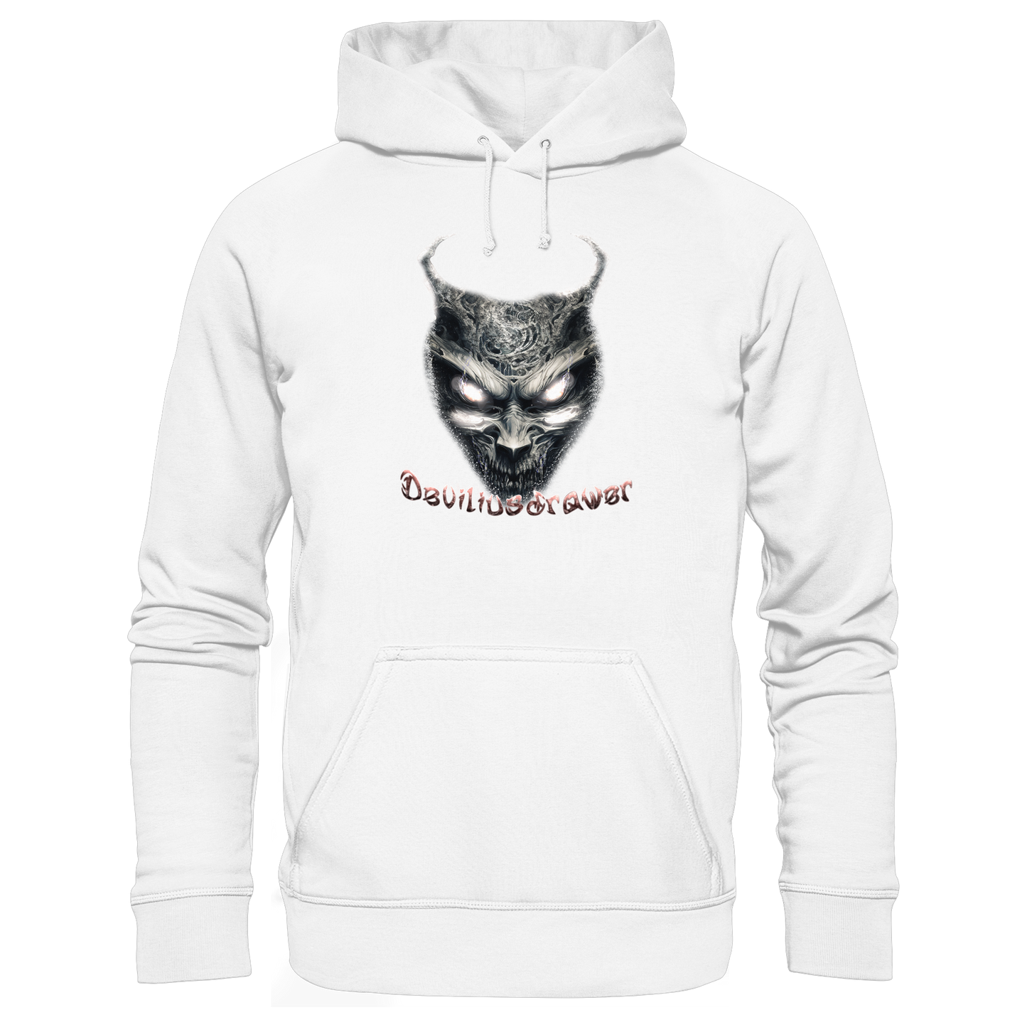 Deviliusdrawer Demonic Evil Zombie - Organic Hoodie