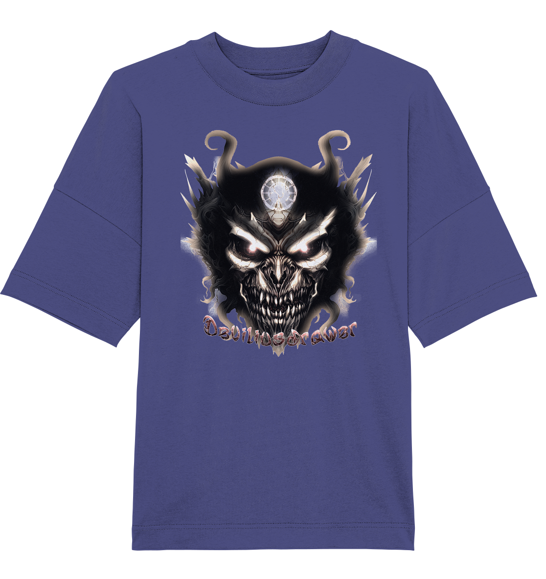 Deviliusdrawer Dark Devil - Organic Oversize Shirt