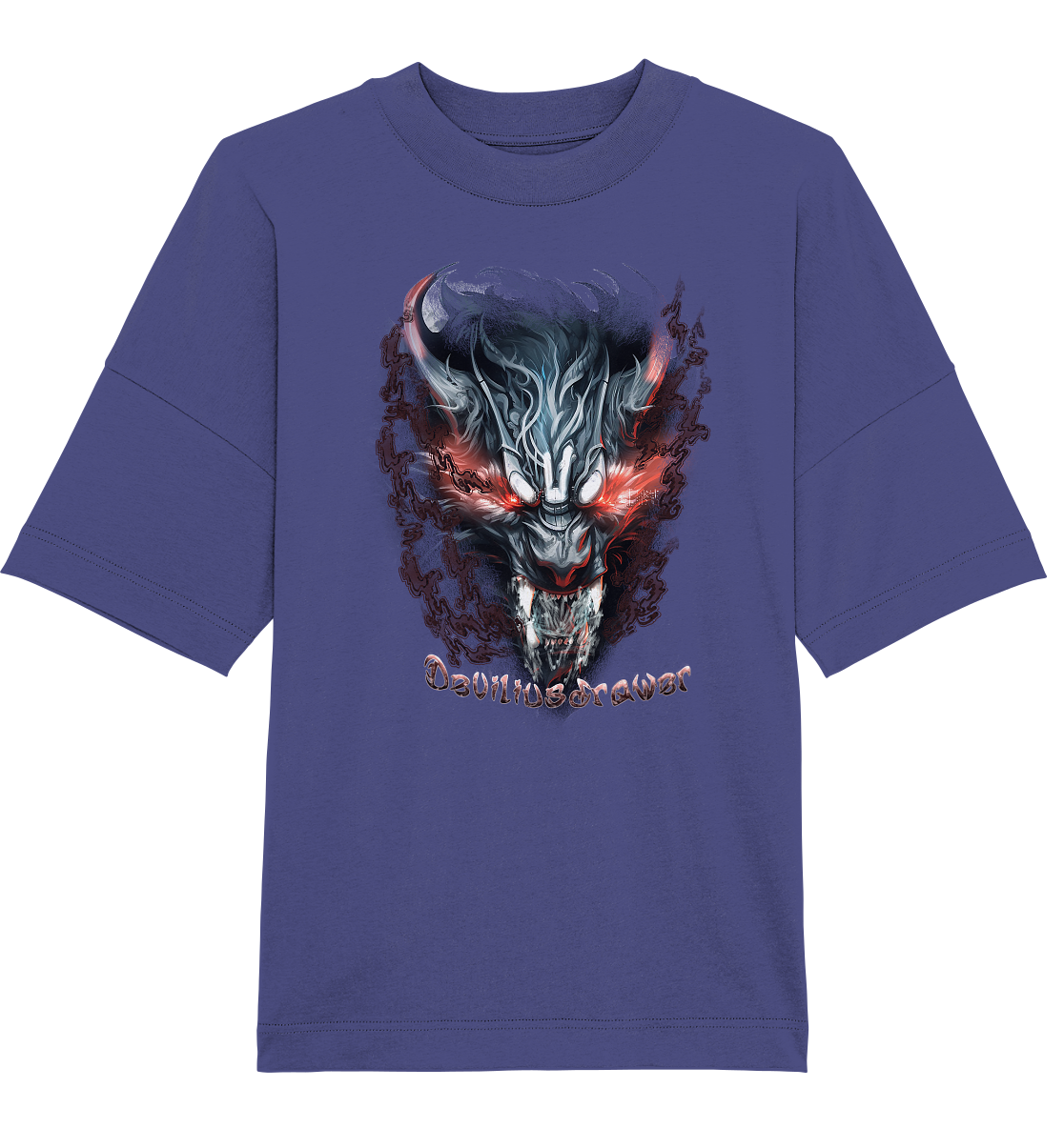 Deviliusdrawer Beast Wolf - Organic Oversize Shirt