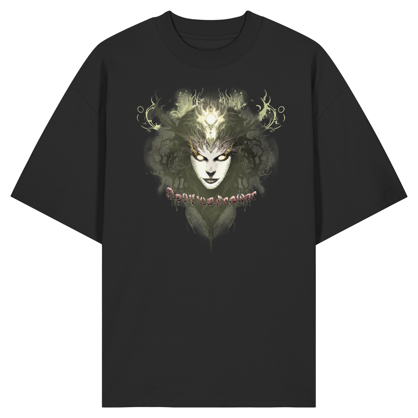 Deviliusdrawer Golden Demonica - Organic Oversize Shirt