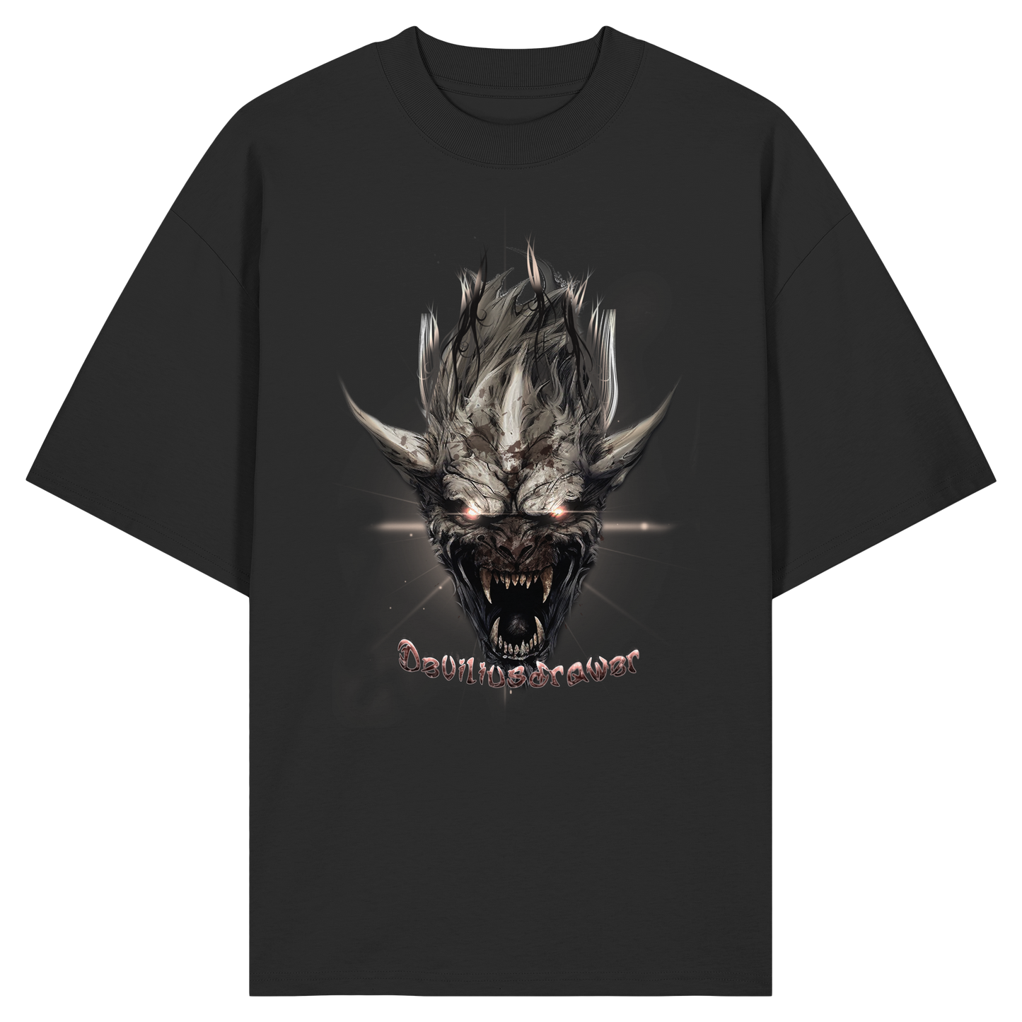 Deviliusdrawer Beast Wearwolf - Organic Oversize Shirt