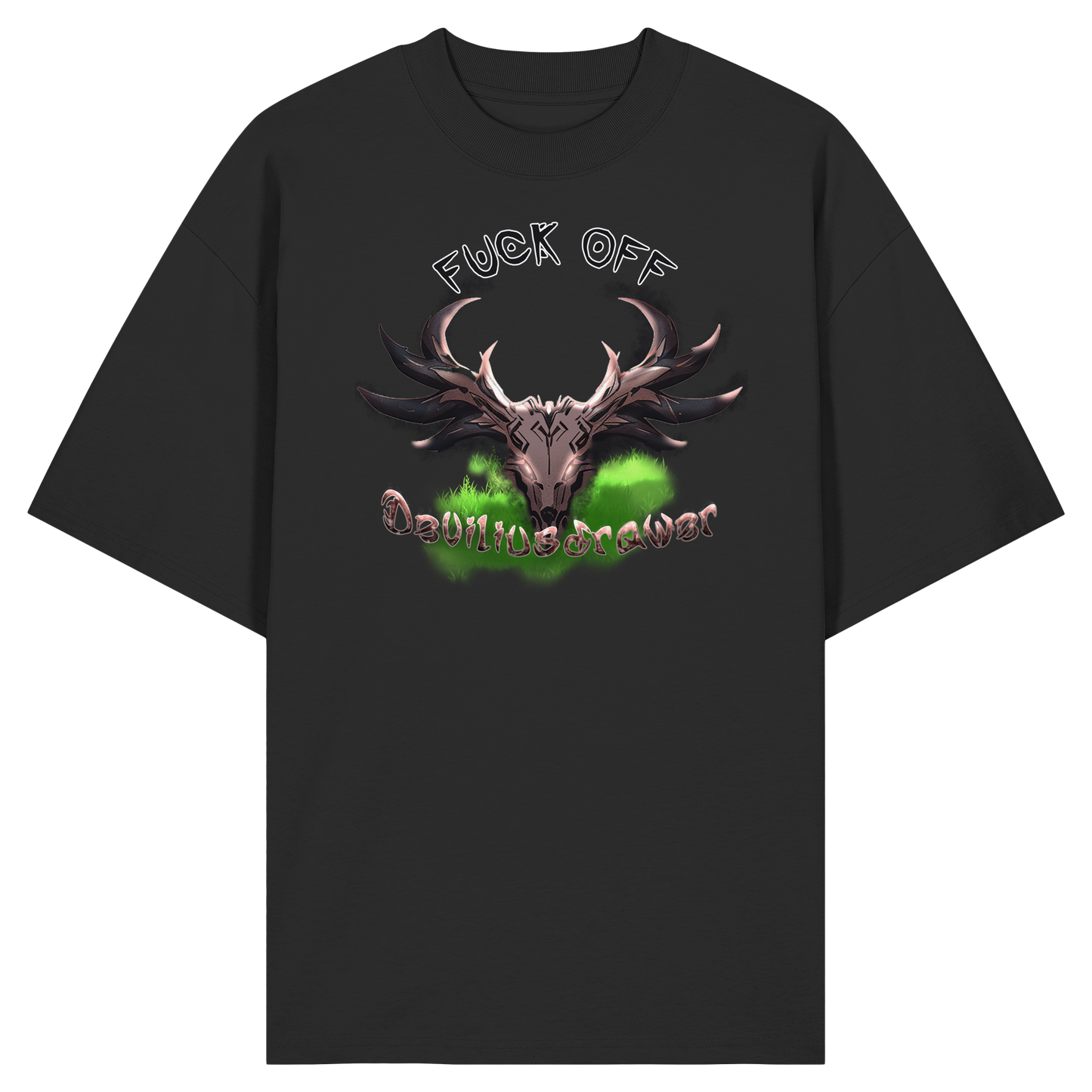 Deviliusdrawer Bad Deer - Organic Oversize Shirt