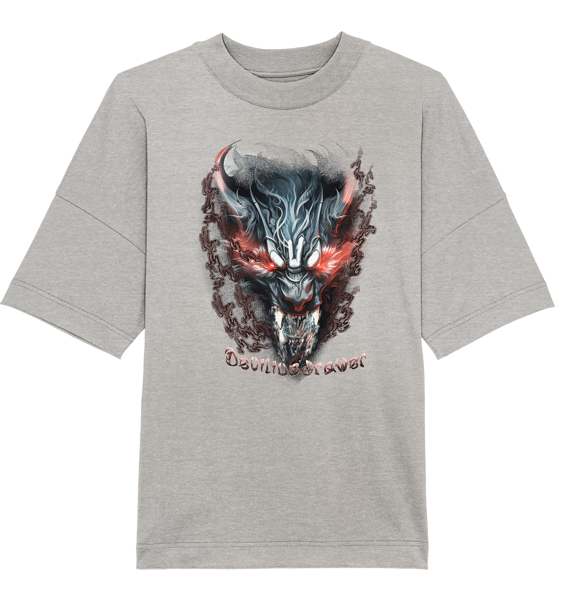 Deviliusdrawer Beast Wolf - Organic Oversize Shirt