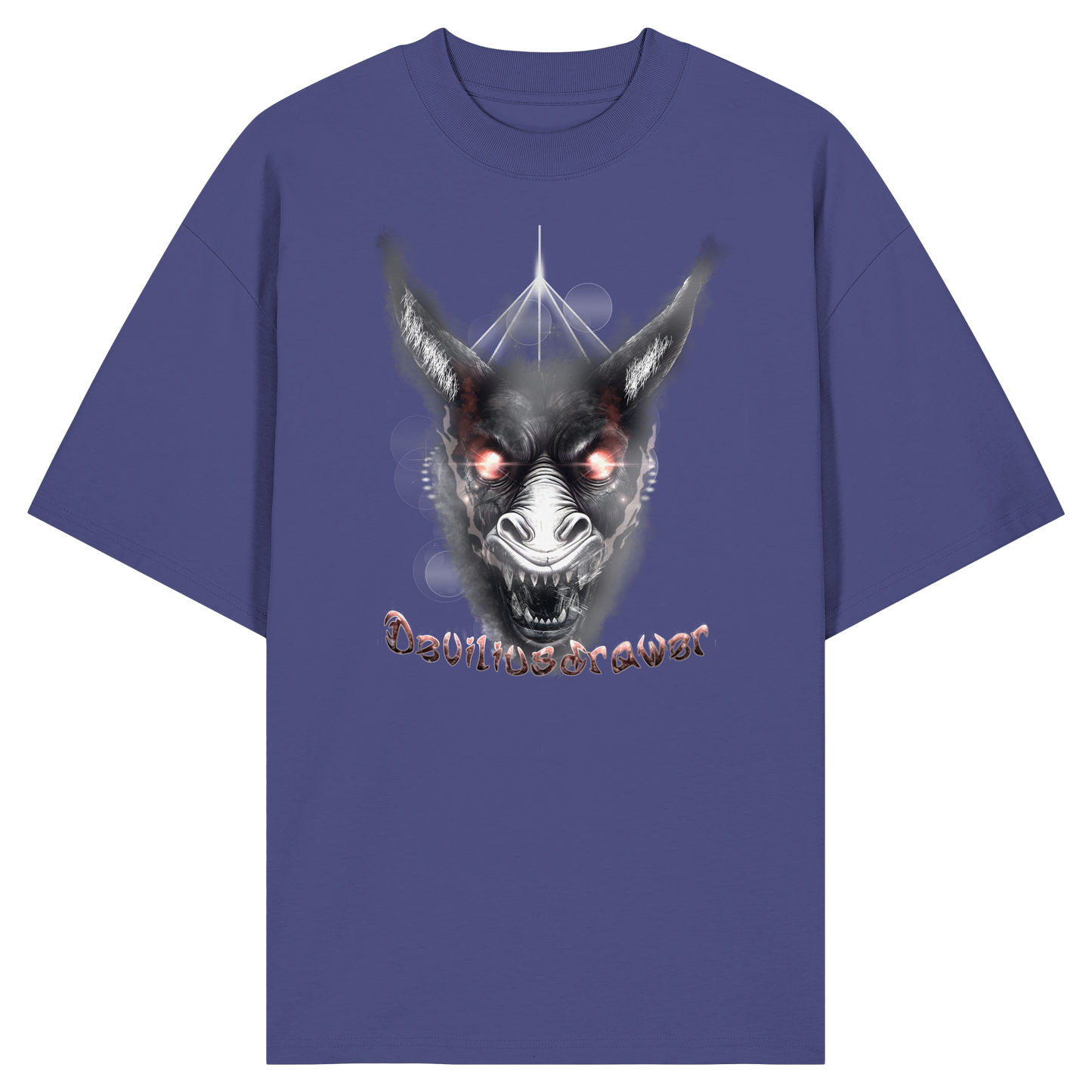 Deviliusdrawer Evil Donkey - Organic Oversize Shirt
