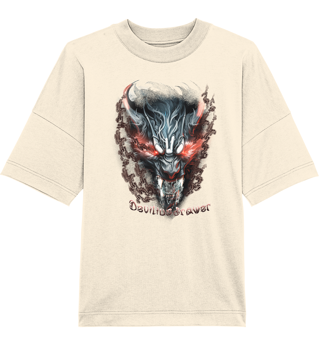 Deviliusdrawer Beast Wolf - Organic Oversize Shirt
