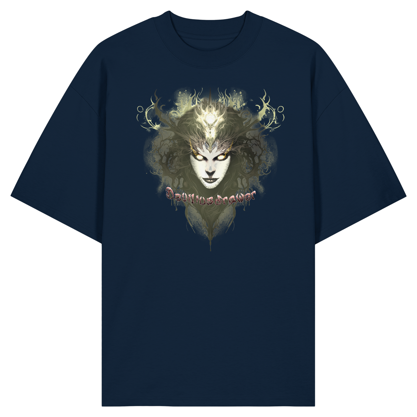 Deviliusdrawer Golden Demonica - Organic Oversize Shirt