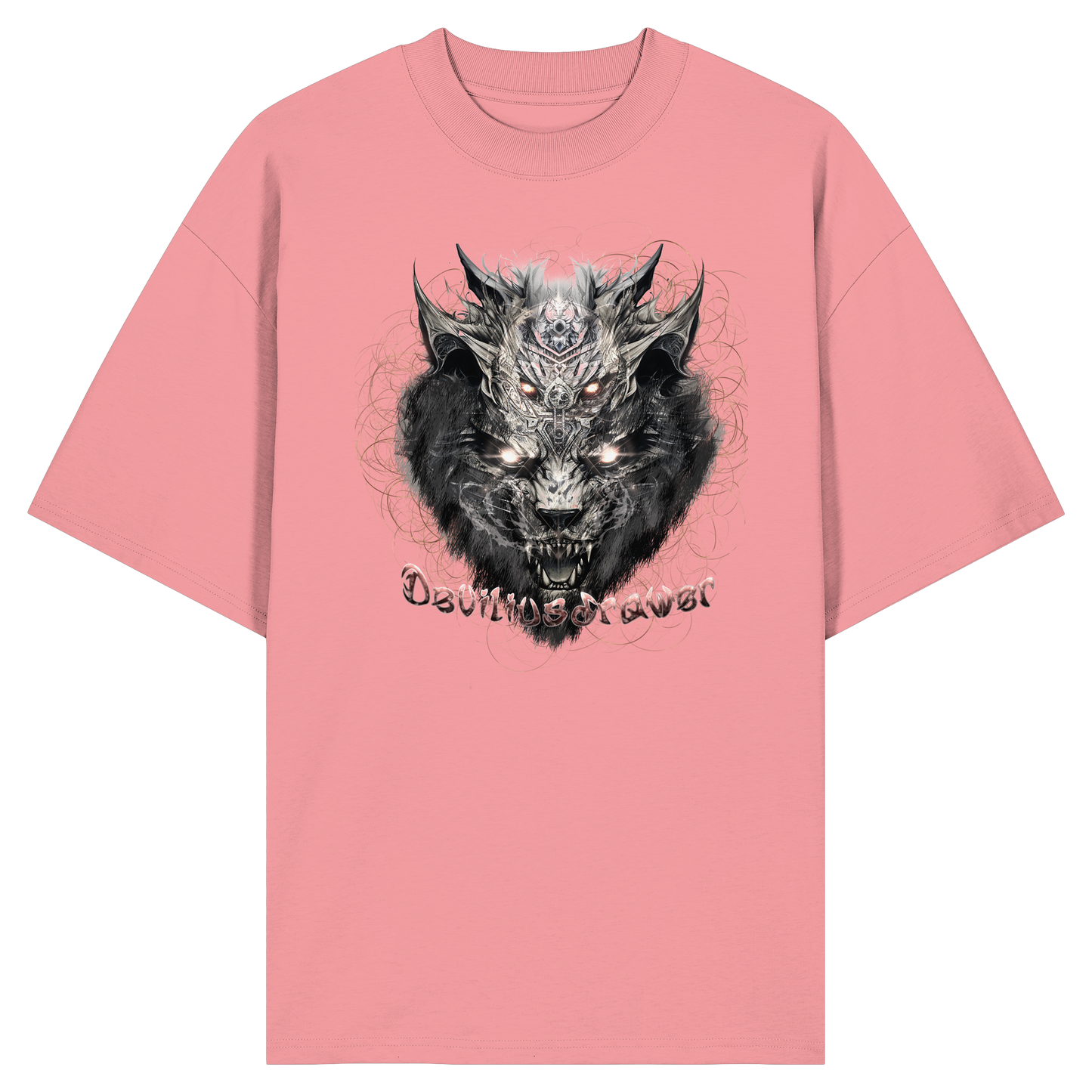 Deviliusdrawer Magical Beast Cat - Organic Oversize Shirt