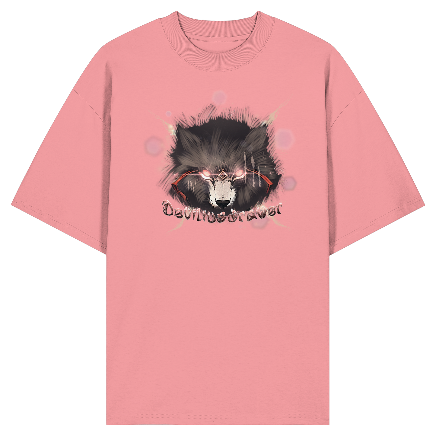 Deviliusdrawer Sparking Wolf - Organic Oversize Shirt