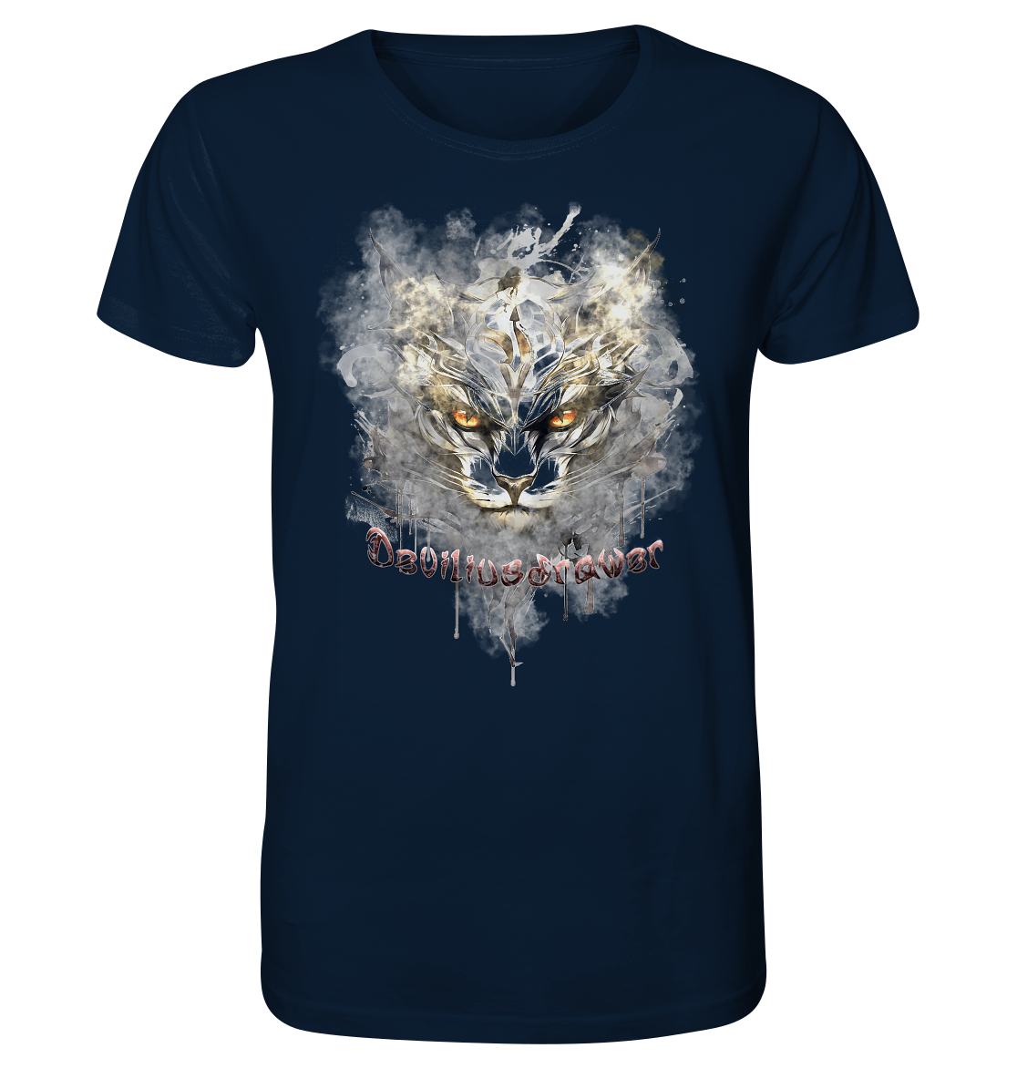 Deviliusdrawer White Catgod - Organic Shirt
