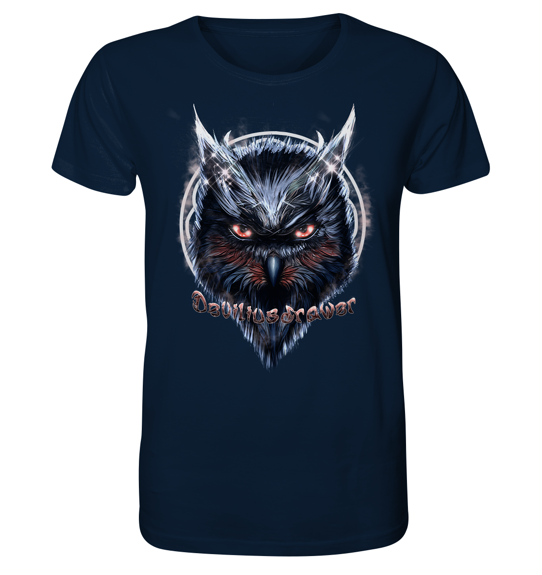 Deviliusdrawer Fire Owl - Organic Shirt