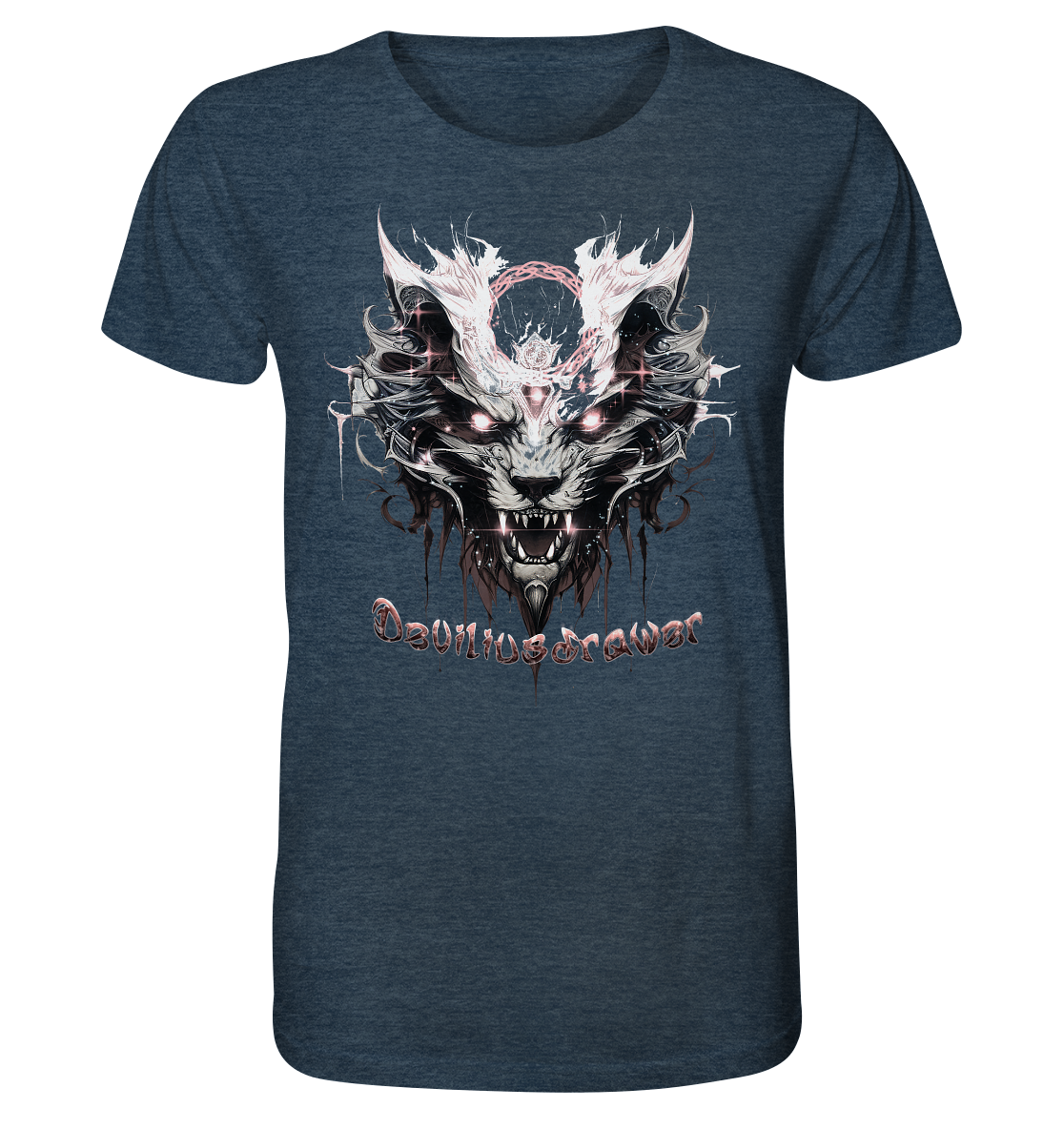 Deviliusdrawer Demonic Glow Cat - Organic Shirt