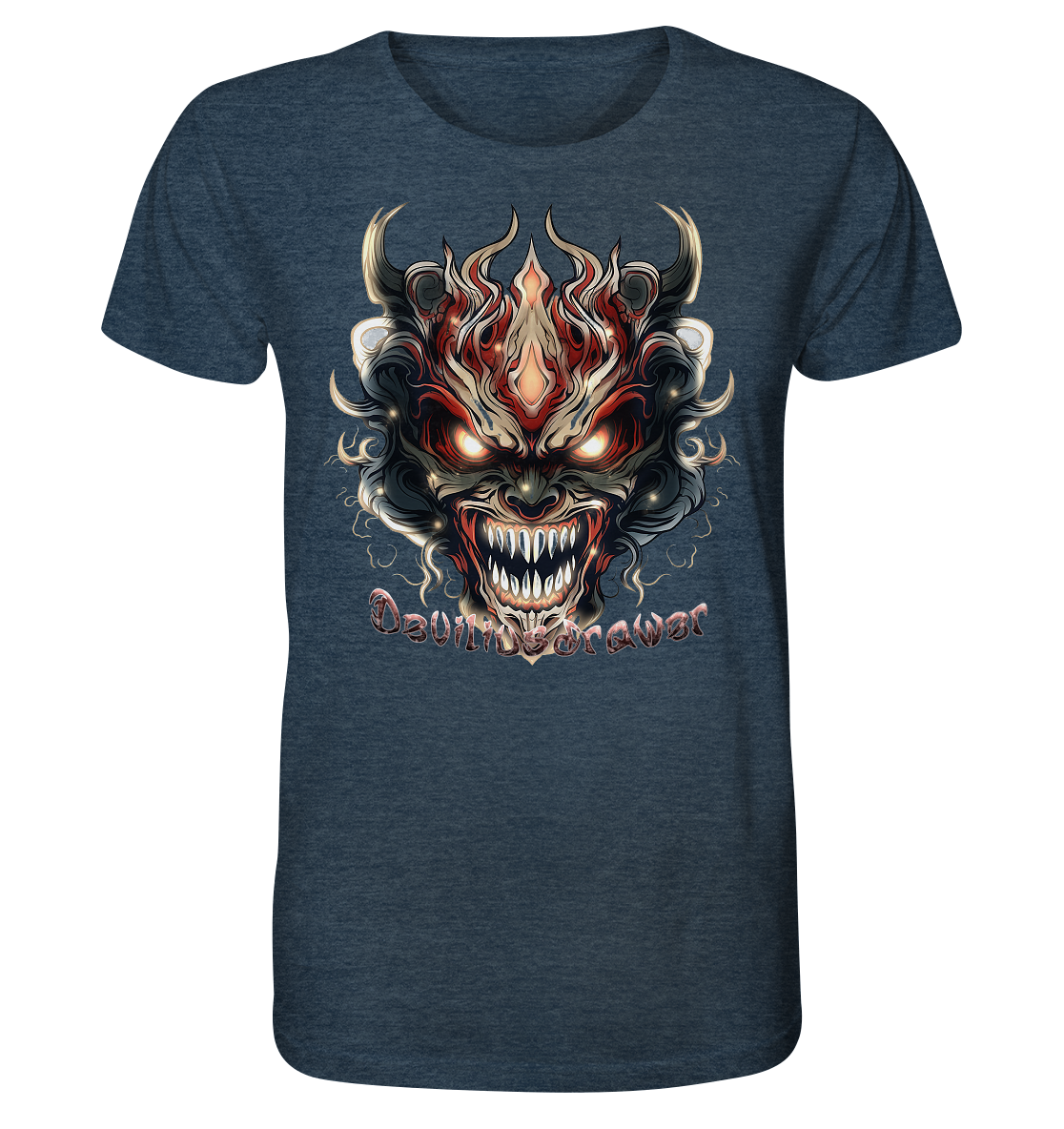 Deviliusdrawer Evil Vamp Mask - Organic Shirt