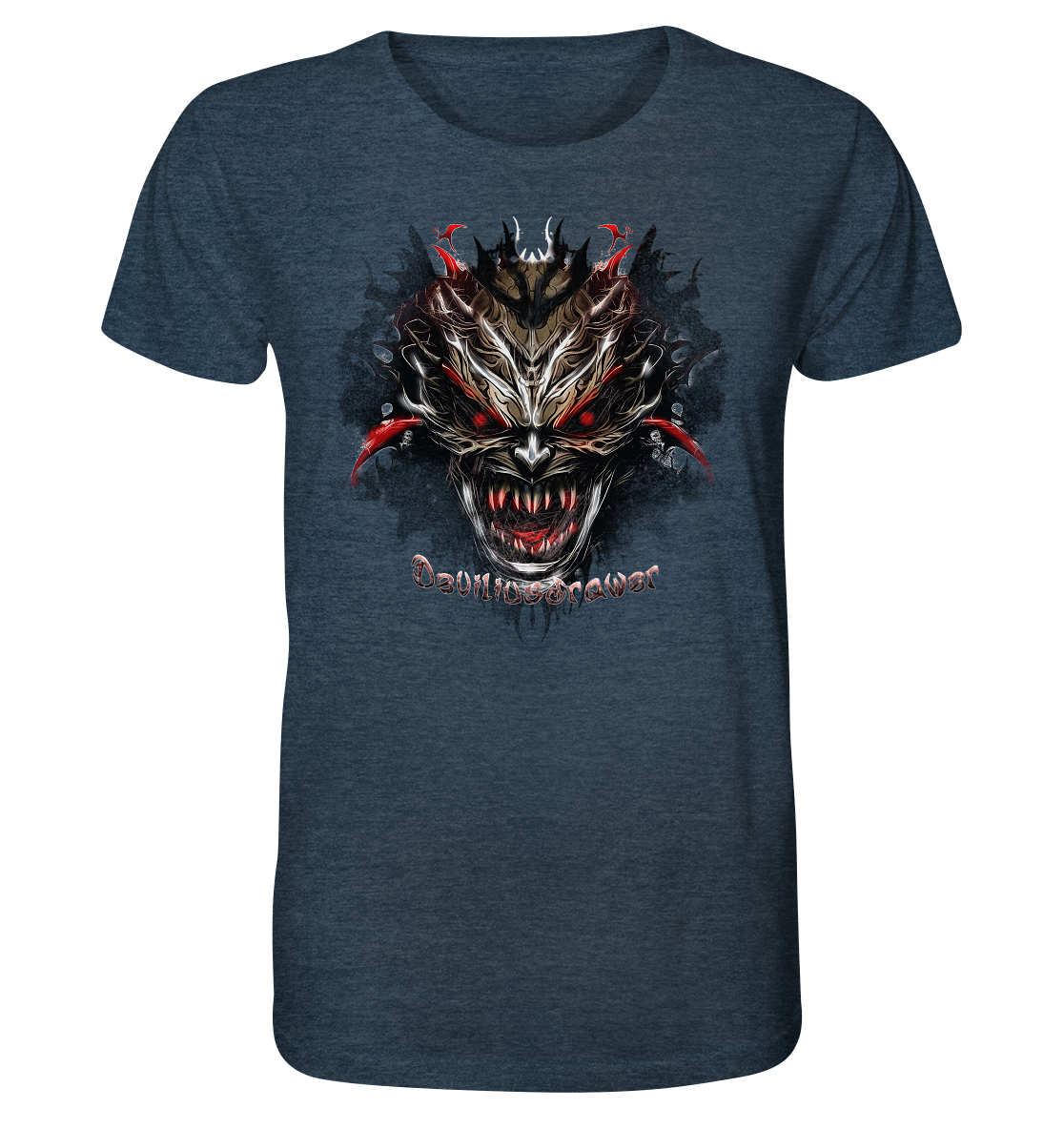 Deviliusdrawer Dark Redeyed Devil - Organic Shirt