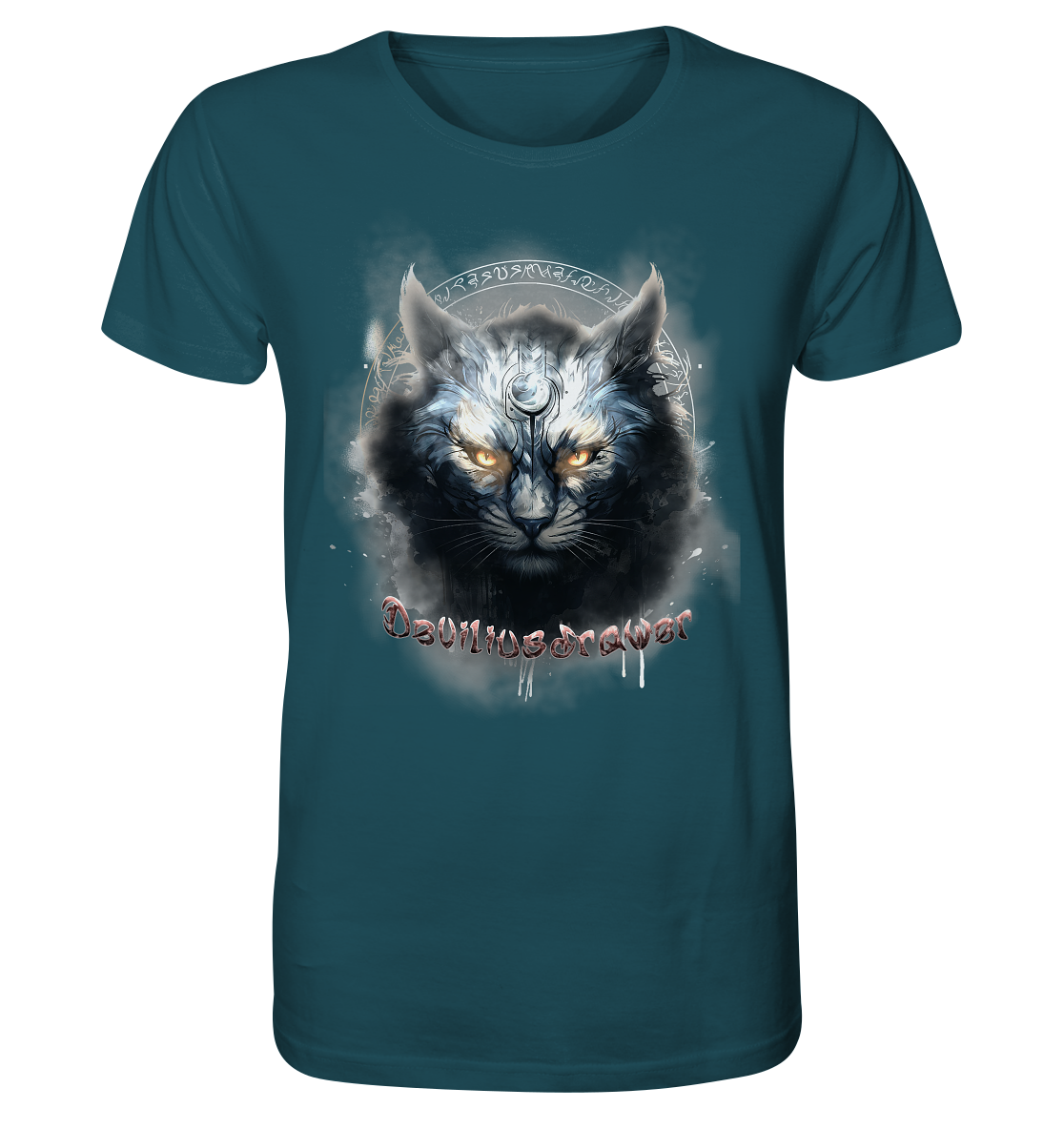 Deviliusdrawer Mysthic Cat - Organic Shirt