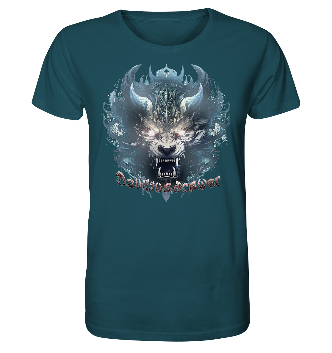 Deviliusdrawer Water Horn Tiger - Organic Shirt