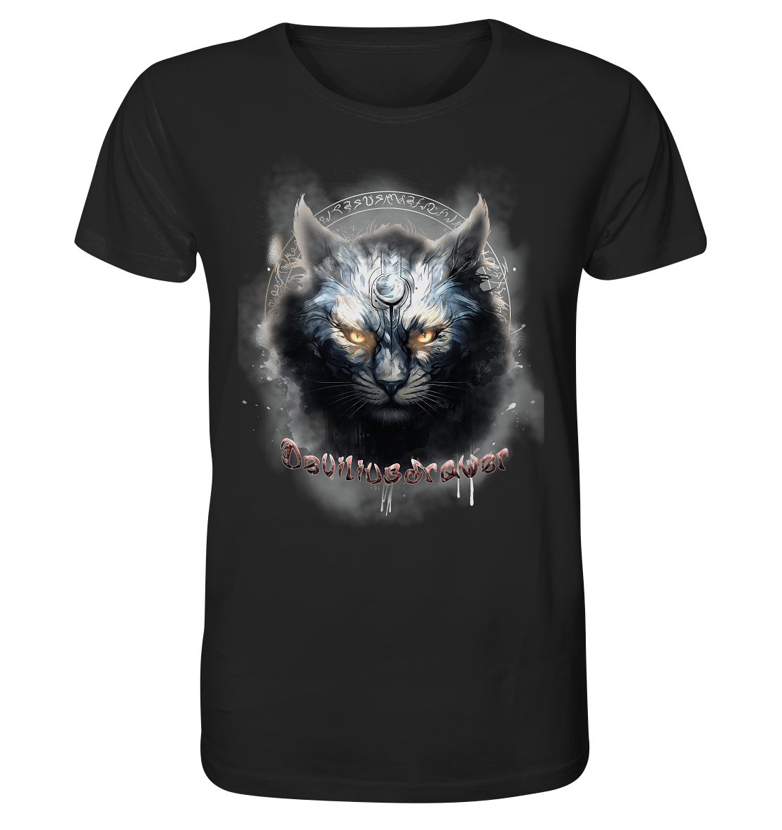 Deviliusdrawer Mysthic Cat - Organic Shirt