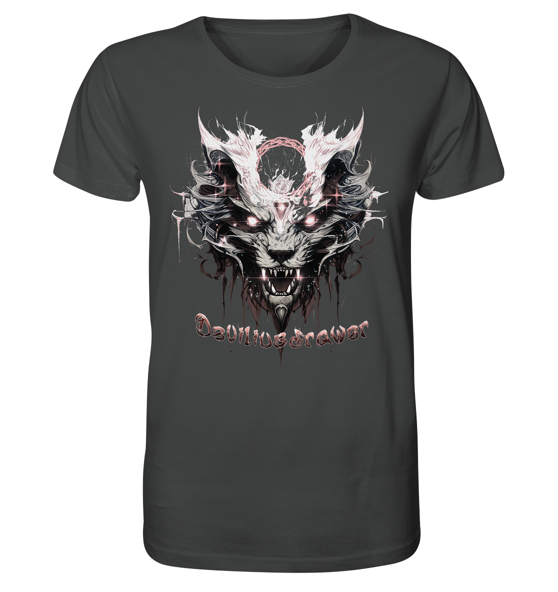 Deviliusdrawer Demonic Glow Cat - Organic Shirt