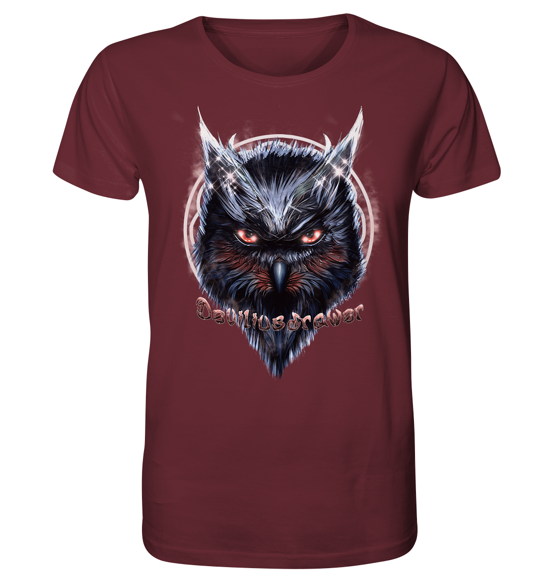 Deviliusdrawer Fire Owl - Organic Shirt