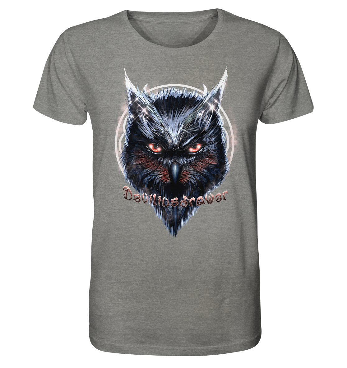 Deviliusdrawer Fire Owl - Organic Shirt
