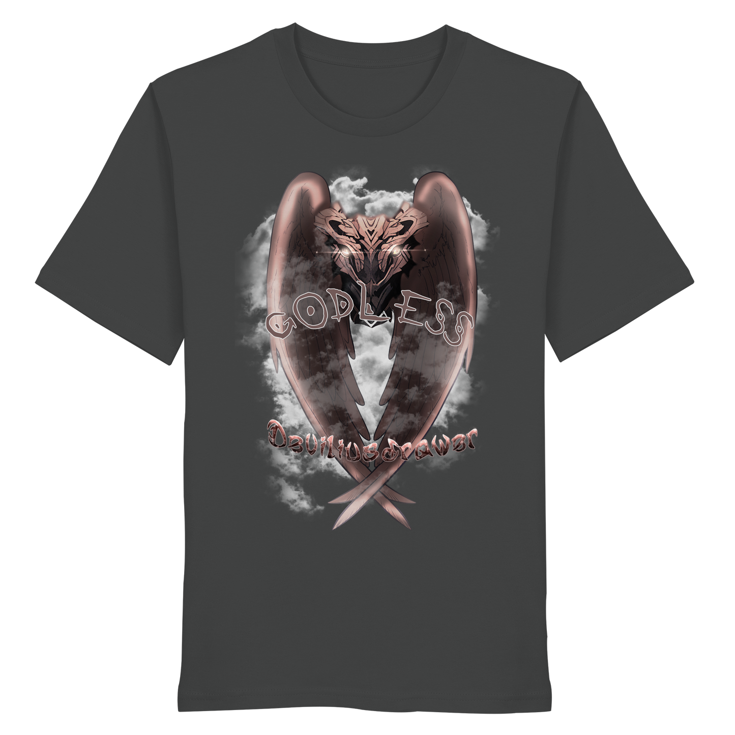 Deviliusdrawer Godless Owl - Organic Shirt