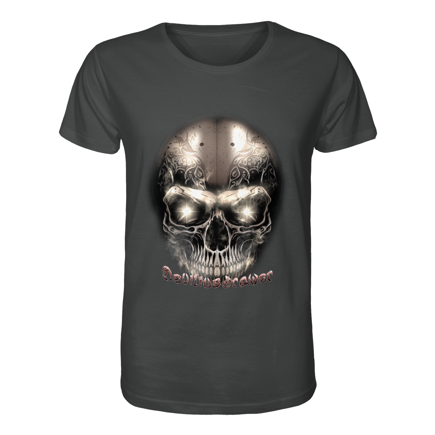 Deviliusdrawer Fire Skeleton Iron - Organic Shirt