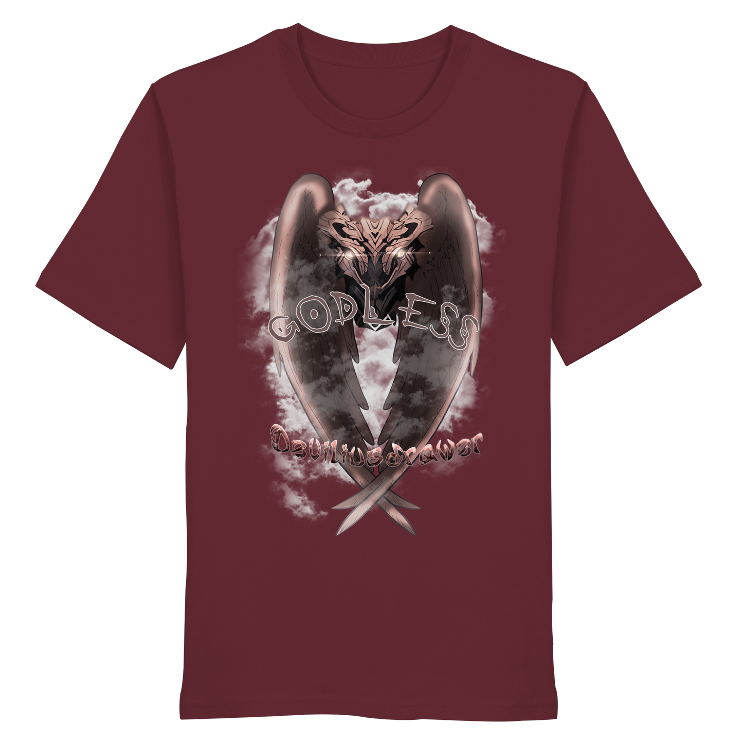 Deviliusdrawer Godless Owl - Organic Shirt