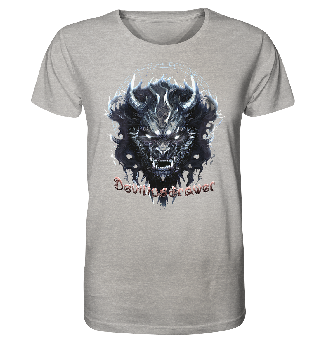 Deviliusdrawer Dark Wolf Mask - Organic Shirt