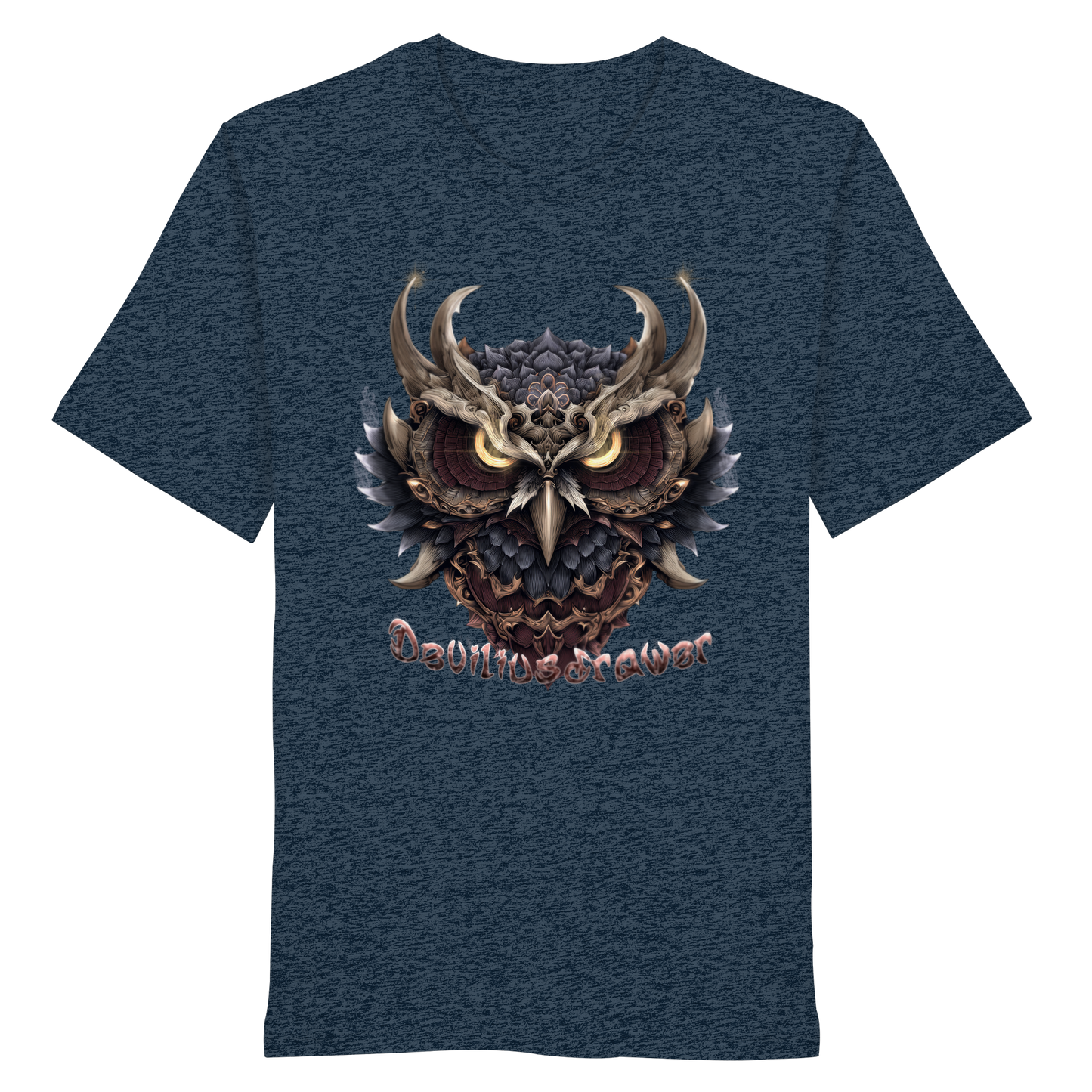 Deviliusdrawer Golden Owl - Organic Shirt